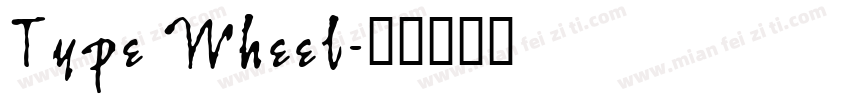 Type Wheel字体转换